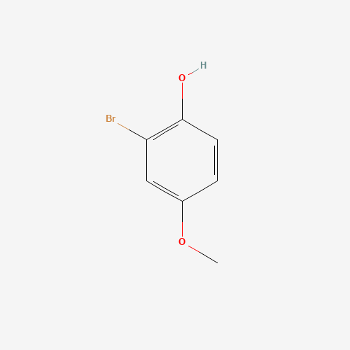 2-Bromo-4-methoxybenzenol (CAS: 17332-11-5) - Chemical Structure and Molecular Formula 