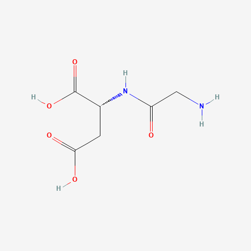 GLYCYL-D-ASPARTIC ACID (CAS: 17343-03-2) - Chemical Structure and Molecular Formula 