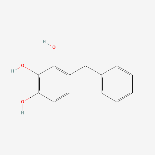 2,3,4-TRIHYDROXYDIPHENYLMETHANE (CAS: 17345-66-3) - Chemical Structure and Molecular Formula 