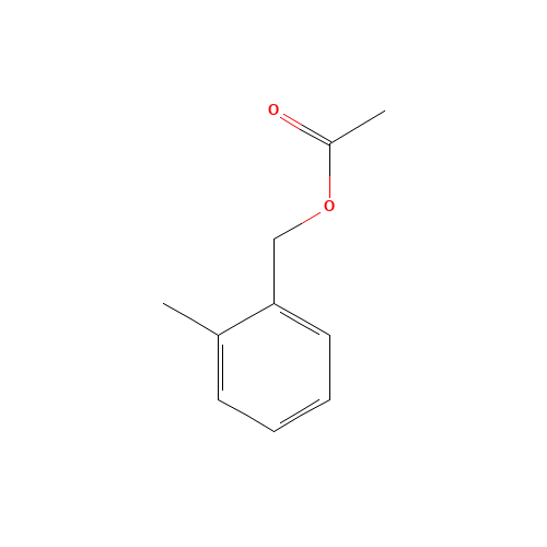 O-METHYLBENZYL ACETATE (CAS: 17373-93-2) - Chemical Structure and Molecular Formula 