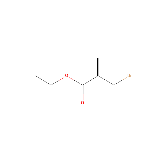 ETHYL 2-(BROMOMETHYL)ACRYLATE (CAS: 17435-72-2) - Chemical Structure and Molecular Formula 