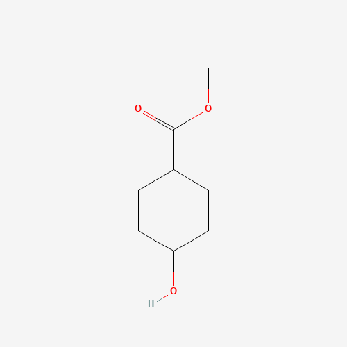 METHYL 4-HYDROXYCYCLOHEXANECARBOXYLATE (CAS: 17449-76-2) - Chemical Structure and Molecular Formula 