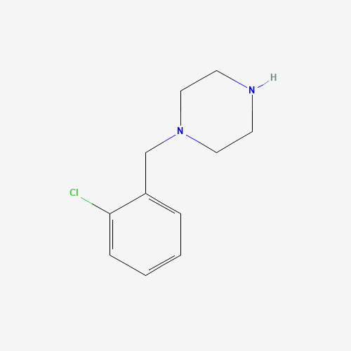 1-(2-CHLOROBENZYL)PIPERAZINE (CAS: 17532-19-3) - Chemical Structure and Molecular Formula 