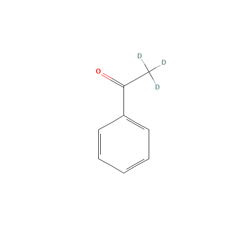 ACETO-D3-PHENONE (CAS: 17537-31-4) - Chemical Structure and Molecular Formula 