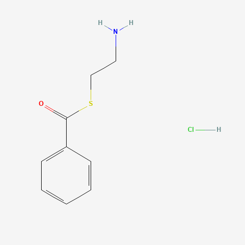 S-BENZOYLCYSTEAMINE HYDROCHLORIDE (CAS: 17612-90-7) - Chemical Structure and Molecular Formula 