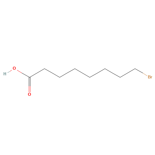 8-Bromooctanoic acid (CAS: 17696-11-6) - Chemical Structure and Molecular Formula 