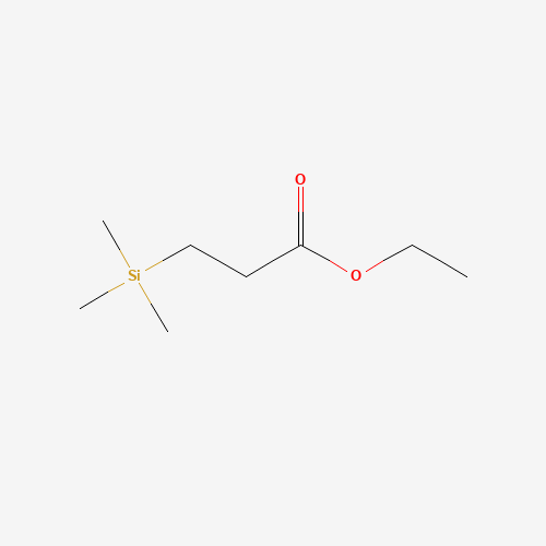 ETHYL 3-(TRIMETHYLSILYL)PROPIONATE (CAS: 17728-88-0) - Chemical Structure and Molecular Formula 