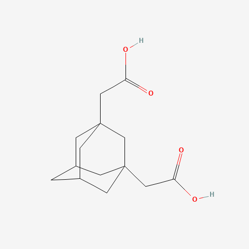1,3-Adamantanediacetic acid (CAS: 17768-28-4) - Chemical Structure and Molecular Formula 