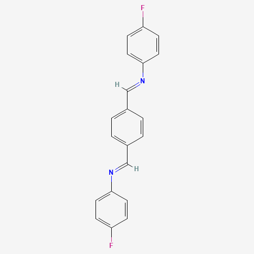 TEREPHTHALBIS(4-FLUOROANILINE) (CAS: 17866-84-1) - Chemical Structure and Molecular Formula 