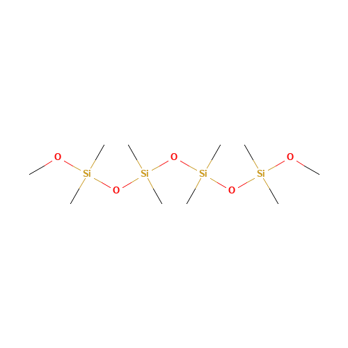 1,7-DIMETHOXY OCTAMETHYLTETRASILOXANE (CAS: 17928-31-3) - Chemical Structure and Molecular Formula 