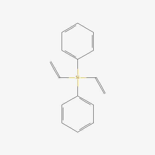 DIPHENYLDIVINYLSILANE (CAS: 17937-68-7) - Chemical Structure and Molecular Formula 