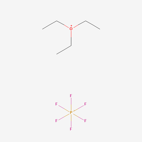 TRIETHYLOXONIUM HEXAFLUOROPHOSPHATE (CAS: 17950-40-2) - Chemical Structure and Molecular Formula 