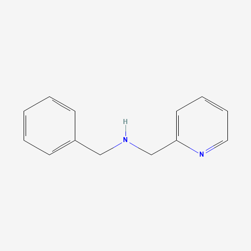 BENZYL-PYRIDIN-2-YLMETHYL-AMINE (CAS: 18081-89-5) - Chemical Structure and Molecular Formula 