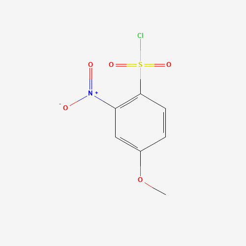 4-METHOXY-2-NITROBENZENESULFONYL CHLORIDE (CAS: 18092-54-1) - Chemical Structure and Molecular Formula 