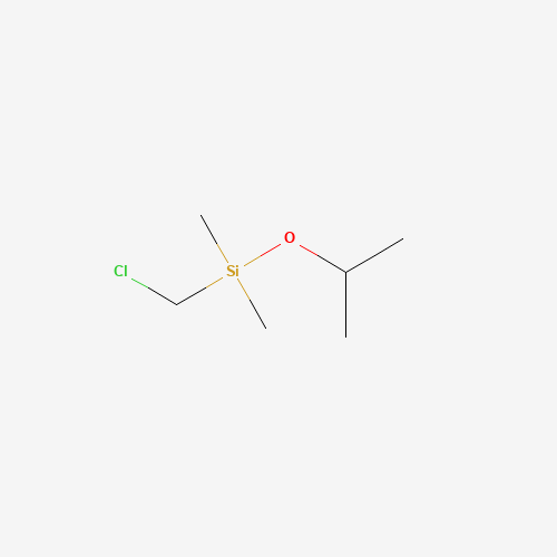 CHLOROMETHYLDIMETHYLISOPROPOXYSILANE (CAS: 18171-11-4) - Chemical Structure and Molecular Formula 