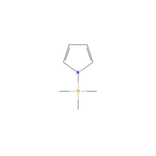 TRIMETHYLSILYLPYRAZOLE (CAS: 18276-53-4) - Chemical Structure and Molecular Formula 