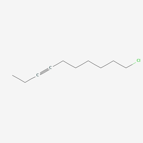 10-CHLORO-3-DECYNE (CAS: 18295-64-2) - Chemical Structure and Molecular Formula 