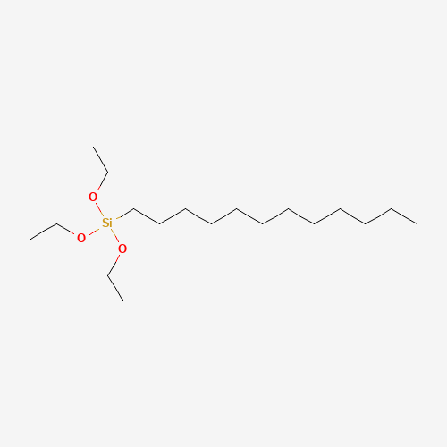 N-DODECYLTRIETHOXYSILANE (CAS: 18536-91-9) - Chemical Structure and Molecular Formula 