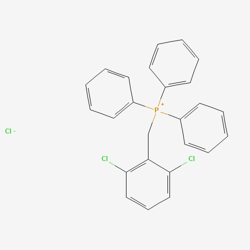 2,6-DICHLOROBENZYL TRIPHENYLPHOSPHONIUM CHLORIDE (CAS: 18583-54-5) - Chemical Structure and Molecular Formula 
