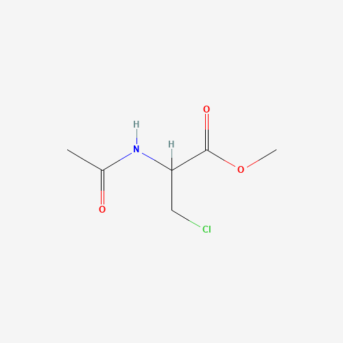 Methyl 2-acetylamino-3-chloropropionate (CAS: 18635-38-6) - Chemical Structure and Molecular Formula 