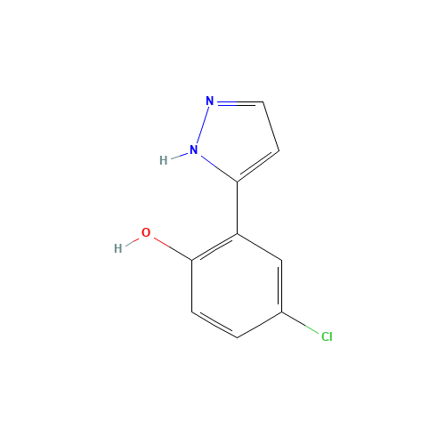 4-CHLORO-2-(1H-PYRAZOL-3-YL)PHENOL (CAS: 18704-67-1) - Related Chemical Product