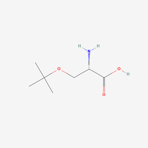 H-SER(TBU)-OH (CAS: 18822-58-7) - Chemical Structure and Molecular Formula 