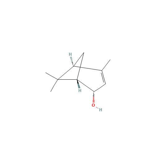 (S)-CIS-VERBENOL|||CIS-VERBENOL (CAS: 18881-04-4) - Chemical Structure and Molecular Formula 