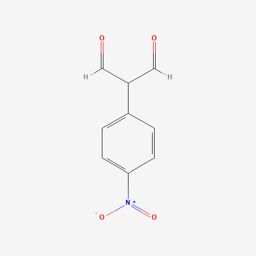 2-(4-NITROPHENYL)MALONDIALDEHYDE (CAS: 18915-53-2) - Chemical Structure and Molecular Formula 