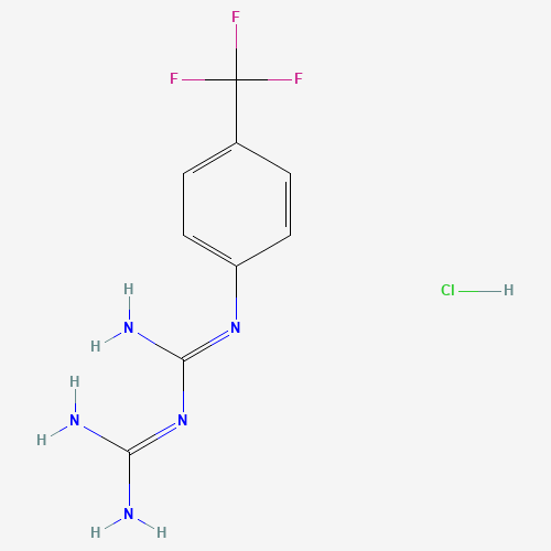 1-(4-TRIFLUOROMETHYL)PHENYLBIGUANIDE HYDROCHLORIDE (CAS: 18960-29-7) - Related Chemical Product
