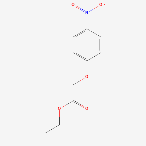 (4-NITROPHENOXY) ACETIC ACID ETHYL ESTER (CAS: 19076-89-2) - Chemical Structure and Molecular Formula 