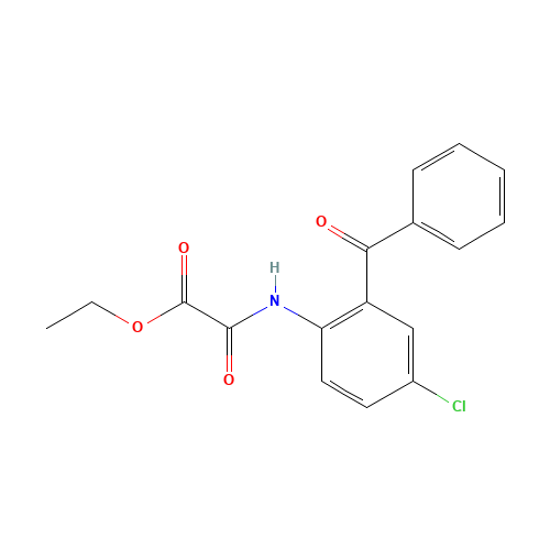 ETHYL 2-(2-BENZOYL-4-CHLOROANILINO)-2-OXOACETATE (CAS: 19144-20-8) - Related Chemical Product