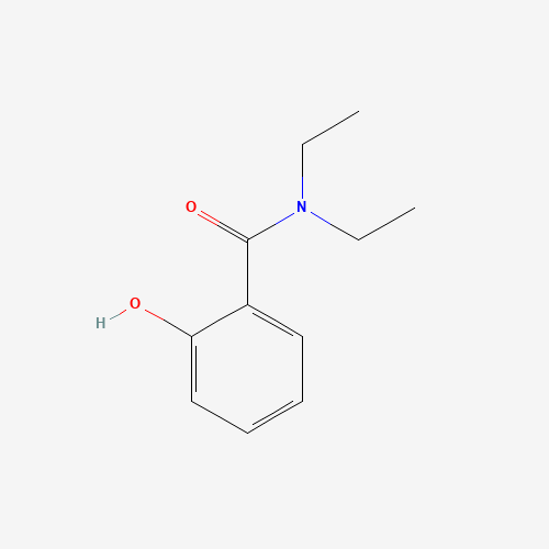 N,N-DIETHYLSALICYLAMIDE (CAS: 19311-91-2) - Chemical Structure and Molecular Formula 