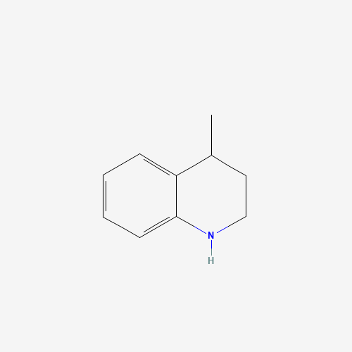 1,2,3,4-TETRAHYDRO-4-METHYLQUINOLINE (CAS: 19343-78-3) - Chemical Structure and Molecular Formula 