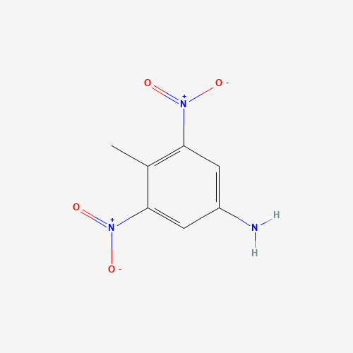 4-AMINO-2,6-DINITROTOLUENE (CAS: 19406-51-0) - Chemical Structure and Molecular Formula 