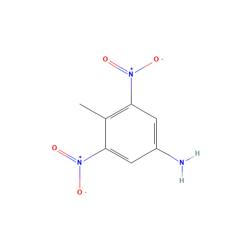 4-AMINO-2,6-DINITROTOLUENE (CAS: 19406-51-0) - Chemical Structure and Molecular Formula 