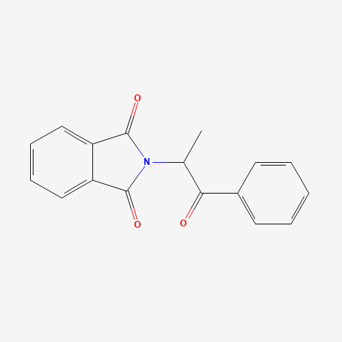 alpha-Phthalimidopropiophenone (CAS: 19437-20-8) - Chemical Structure and Molecular Formula 