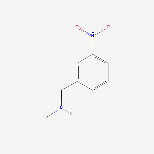 (3-Nitrobenzyl)methylamine (CAS: 19499-61-7) - Chemical Structure and Molecular Formula 