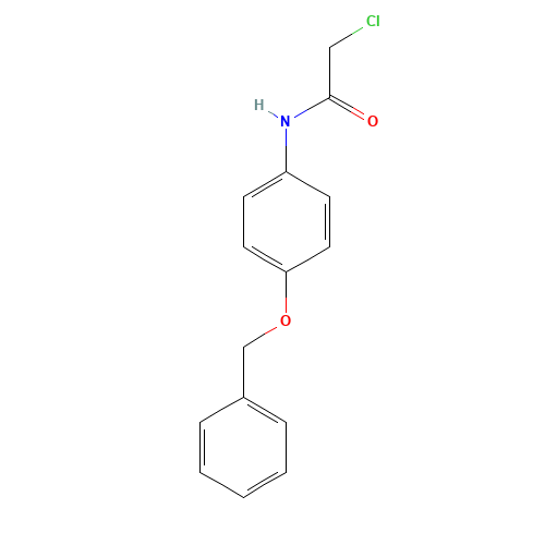 N-(4-BENZYLOXY-PHENYL)-2-CHLORO-ACETAMIDE (CAS: 19514-92-2) - Related Chemical Product
