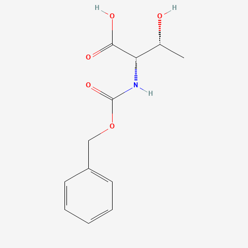N-Cbz-L-Threonine (CAS: 19728-63-3) - Chemical Structure and Molecular Formula 