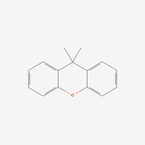 9,9-DIMETHYL-9H-XANTHENE (CAS: 19814-75-6) - Chemical Structure and Molecular Formula 
