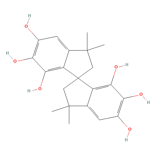 3,3,3',3'-TETRAMETHYL-1,1'-SPIROBIINDAN-5,5',6,6',7,7'-HEXOL (CAS: 19924-21-1) - Related Chemical Product