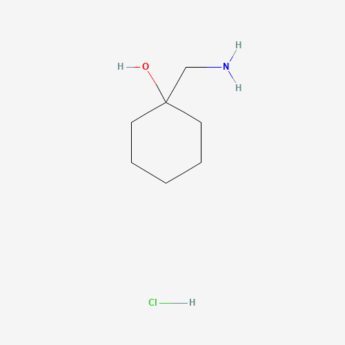 1-AMINOMETHYL-1-CYCLOHEXANOL HYDROCHLORIDE (CAS: 19968-85-5) - Chemical Structure and Molecular Formula 