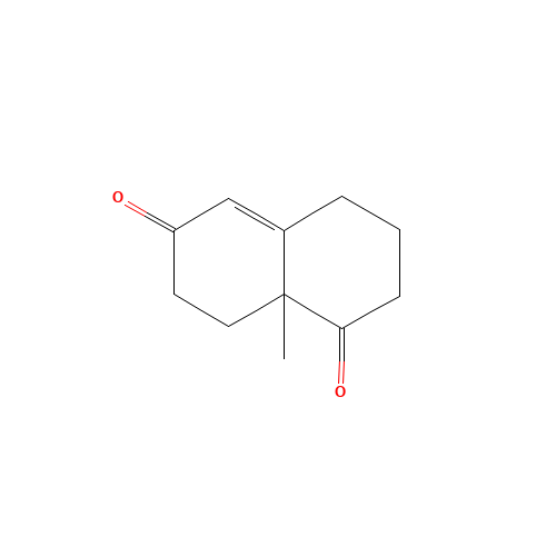 WIELAND-MIESCHER KETONE (CAS: 20007-72-1) - Chemical Structure and Molecular Formula 