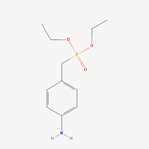 DIETHYL 4-AMINOBENZYLPHOSPHONATE (CAS: 20074-79-7) - Chemical Structure and Molecular Formula 