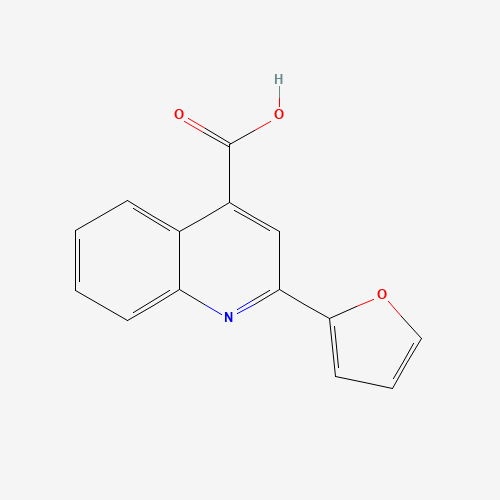 2-(2-FURYL)-4-QUINOLINECARBOXYLIC ACID (CAS: 20146-25-2) - Chemical Structure and Molecular Formula 