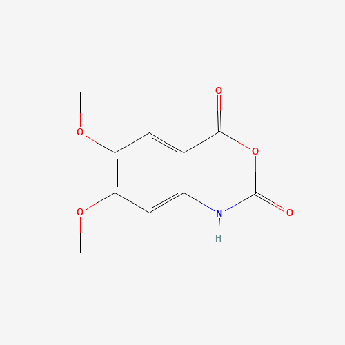 4,5-DIMETHOXY-ISATOIC ANHYDRIDE (CAS: 20197-92-6) - Chemical Structure and Molecular Formula 