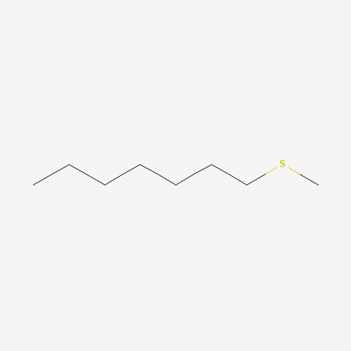 N-HEPTYL METHYL SULFIDE (CAS: 20291-61-6) - Chemical Structure and Molecular Formula 