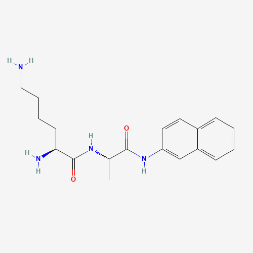 H-LYS-ALA-BETANA (CAS: 20314-31-2) - Chemical Structure and Molecular Formula 