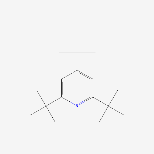 2,4,6-TRI-TERT-BUTYLPYRIDINE (CAS: 20336-15-6) - Chemical Structure and Molecular Formula 