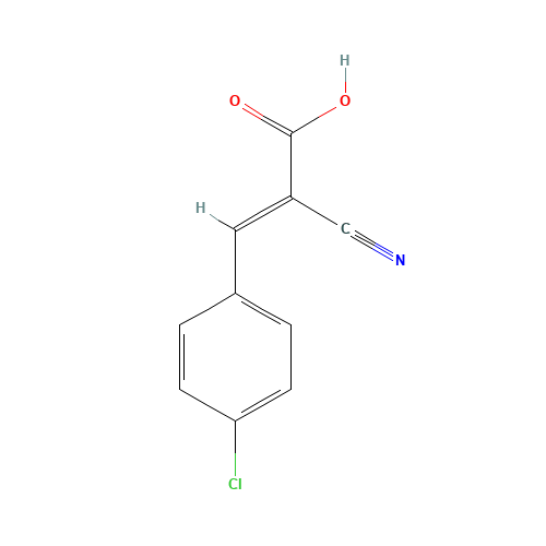 3-(4-CHLOROPHENYL)-2-CYANOACRYLIC ACID (CAS: 20374-46-3) - Related Chemical Product